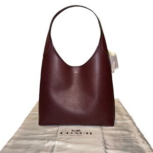 Coach | NWT Brooklyn 39 Shoulder Bag Merlot Leather | Large Hobo